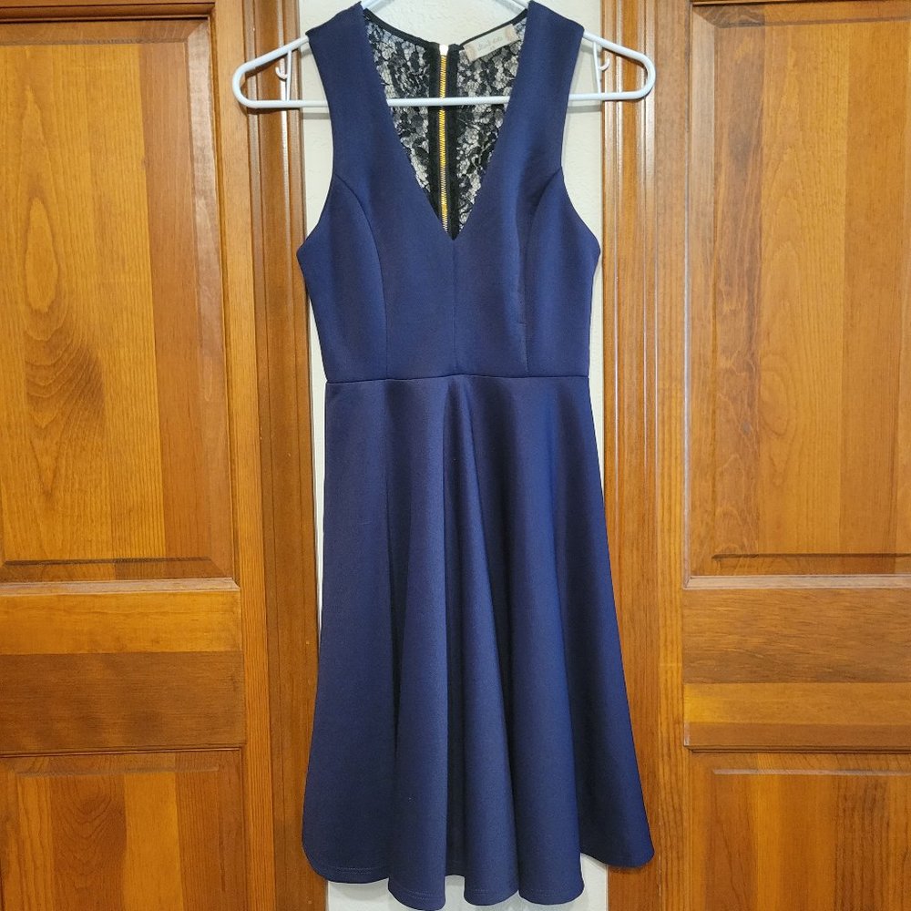 Altar'd state navy sleeveless dress new w/o tags